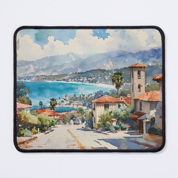 Item preview, Relaxed Street Leading to the Sea – Santa Barbara designed and sold by daila70.