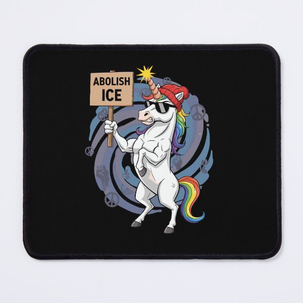 Item preview, Radical Unicorn "Abolish ICE" Protest Art designed and sold by Evaevonechi.