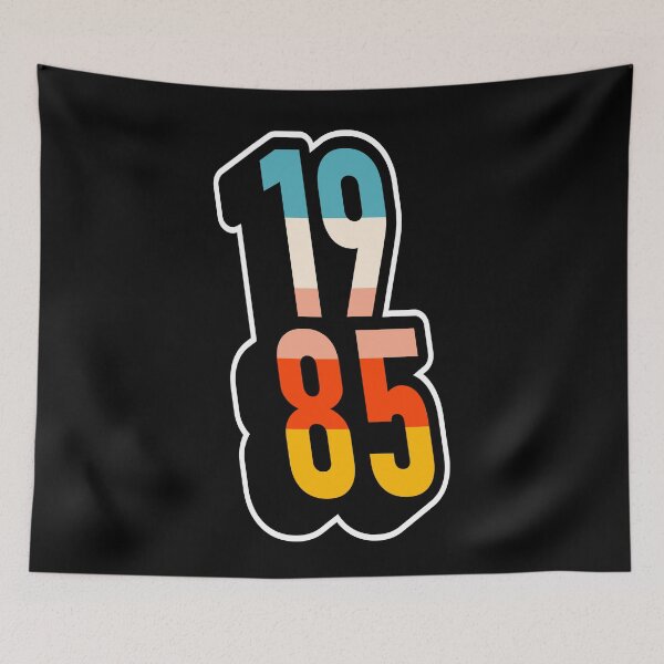 Item preview, 1985 Retro Geometric Typography designed and sold by MZS Studio.