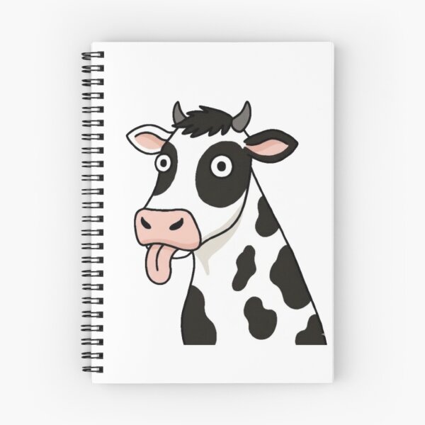 Item preview, Crazy Cow Derp – Funny Cow Illustration designed and sold by HeyHas.