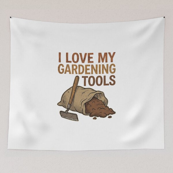 Item preview, Funny I Love My Gardening Tools Distressed Vintage Rustic designed and sold by chattsuede.