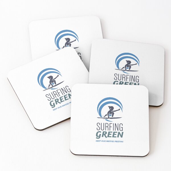 Item preview, Surfing Green, Keep Our Waters Clean Sustainability Graphic designed and sold by Bold & Brewed.
