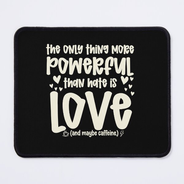 Item preview, "Love and Maybe Caffeine" Minimalist Quote designed and sold by Evaevonechi.