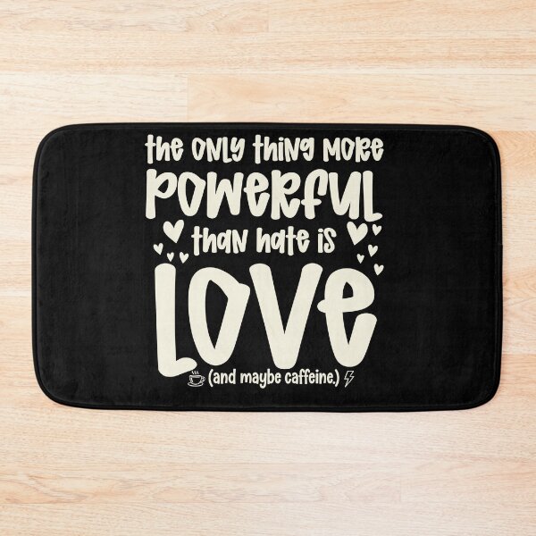 Item preview, "Love and Maybe Caffeine" Minimalist Quote designed and sold by Evaevonechi.
