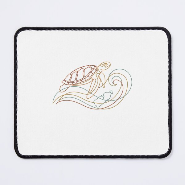 Item preview, Protect Our Ocean Sea Turtle Line Art hand drawn minimalist marine life designed and sold by chattsuede.