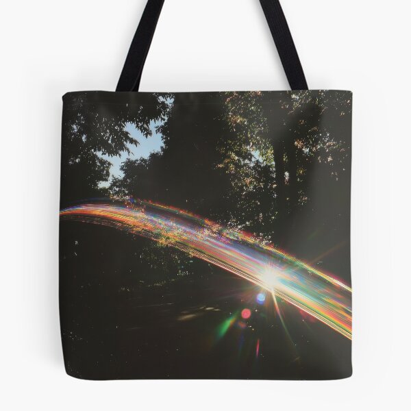 Item preview, Rainbow Light Trail in Dark Forest Vintage Film Aesthetic designed and sold by tgcww.