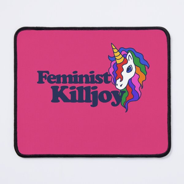 Item preview, Feminist Killjoy Unicorn Art Print | Bold Rainbow Feminist Statement Design designed and sold by FrictionMaxxing.