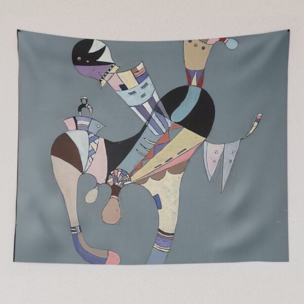 Item preview, A FLOATING FIGURE 1942 By Wassily Kandinsky designed and sold by erinkavanagh.
