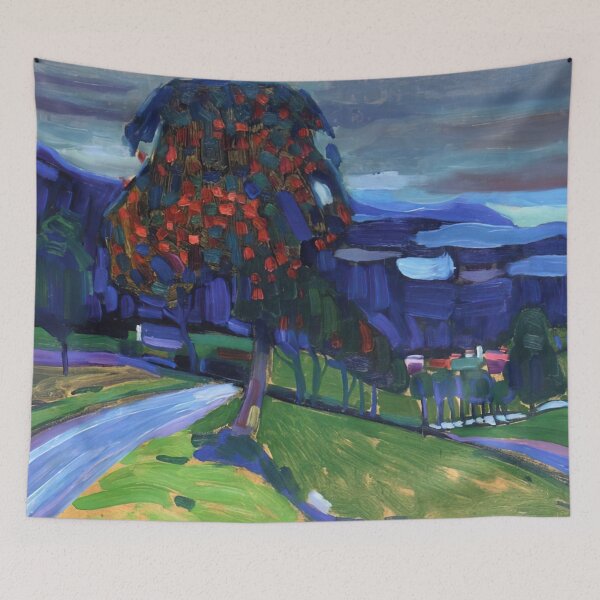 Item preview, AUTUMN IN MURNAU 1908 By Wassily Kandinsky designed and sold by erinkavanagh.