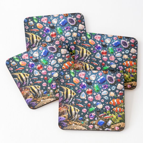 Item preview, Copy of Different fish types in dazzling waters designed and sold by Uniqueartai.