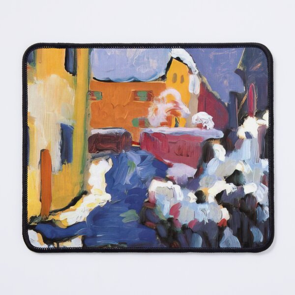 Item preview, CEMETERY AND VICARAGE IN KOCHEL 1909 By Wassily Kandinsky designed and sold by erinkavanagh.