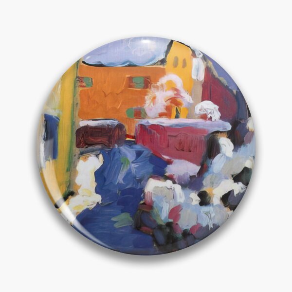 Item preview, CEMETERY AND VICARAGE IN KOCHEL 1909 By Wassily Kandinsky designed and sold by erinkavanagh.