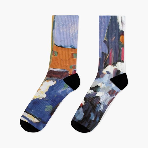 Item preview, CEMETERY AND VICARAGE IN KOCHEL 1909 By Wassily Kandinsky designed and sold by erinkavanagh.