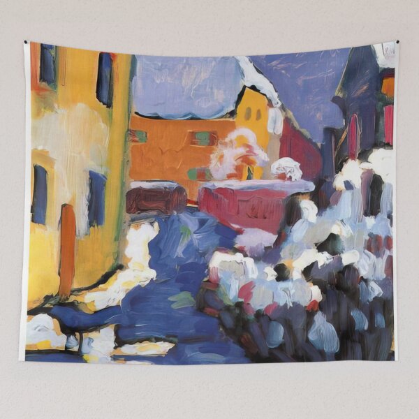 Item preview, CEMETERY AND VICARAGE IN KOCHEL 1909 By Wassily Kandinsky designed and sold by erinkavanagh.