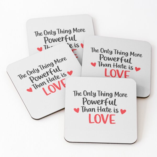 Item preview, Cute The Only Thing More Powerful Than Hate is Love, perfect idea designed and sold by faridman.