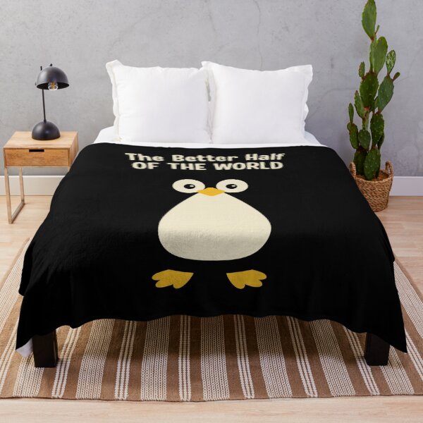 Item preview, The Better Half Penguin Quote designed and sold by DariaOltes.