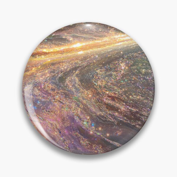 Item preview, Iridescent Sparkling Fluid Abstract - Purple and Gold Cosmic Swirls designed and sold by tgcww.