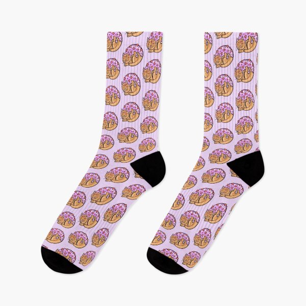 Item preview, Valentine Cookie Cat with pink background  designed and sold by missmann.