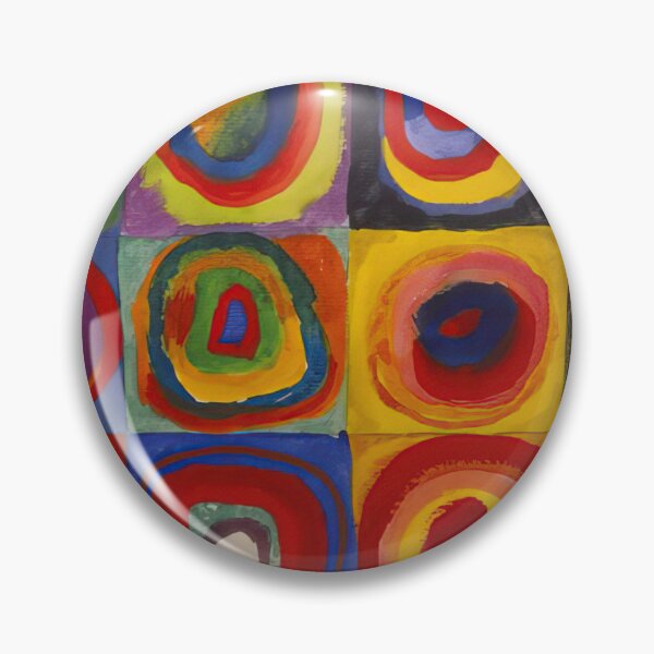 Item preview, COLOR STUDY SQUARES WITH CONCENTRIC CIRCLES 1913 By Wassily Kandinsky designed and sold by erinkavanagh.