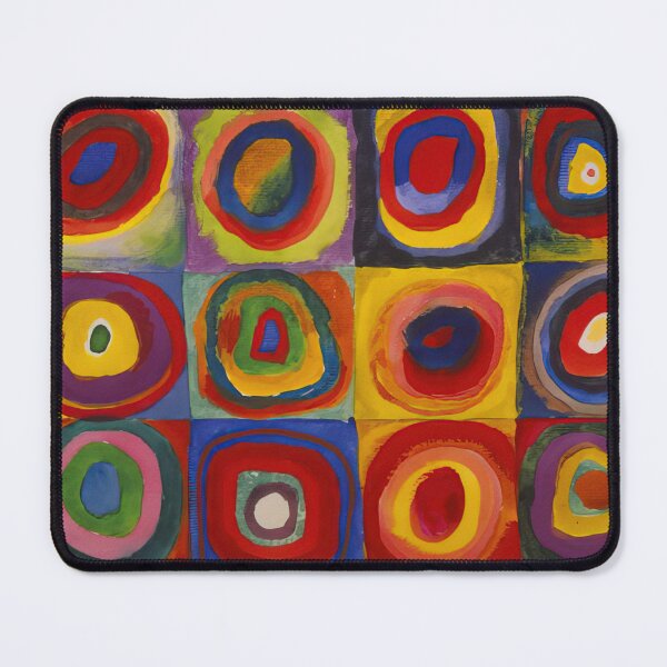 Item preview, COLOR STUDY SQUARES WITH CONCENTRIC CIRCLES 1913 By Wassily Kandinsky designed and sold by erinkavanagh.