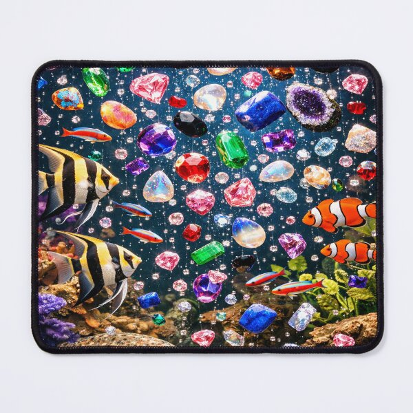 Item preview, Copy of Different fish types in dazzling waters designed and sold by Uniqueartai.