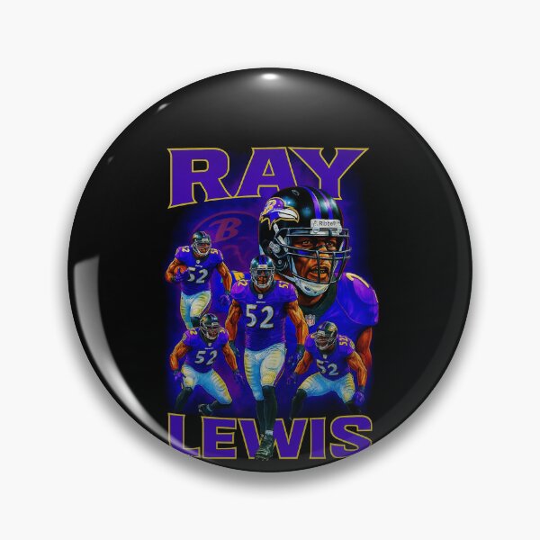 Item preview, Ray Lewis Baltimore Retro Football Design designed and sold by TheArtOfCar.