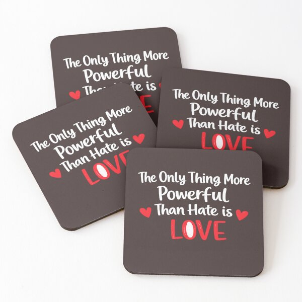 Item preview, Cute The Only Thing More Powerful Than Hate is Love, Amesome designed and sold by faridman.