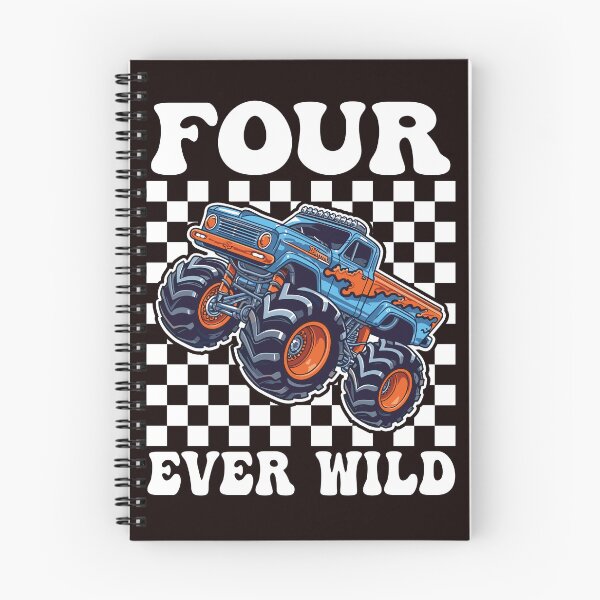 Item preview, 4th Birthday Monster Truck 4 Year Old Boys 4th Party designed and sold by Night Forest.