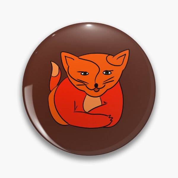 Item preview, Cool red smiling fox hand drawn illustration designed and sold by Caterina@.