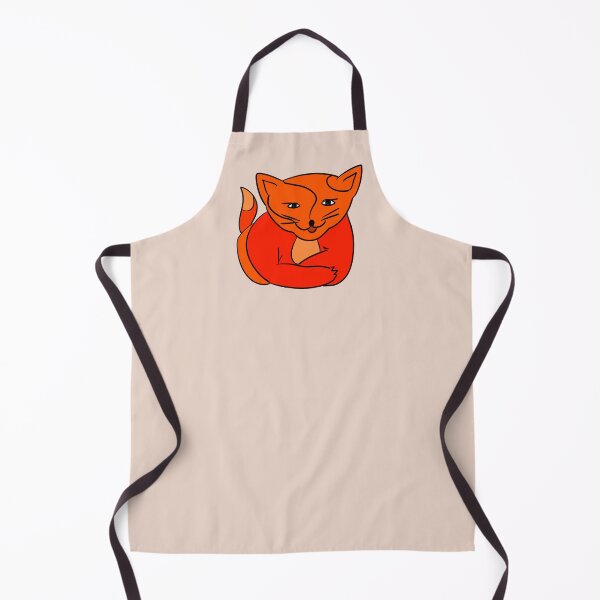 Item preview, Cool red smiling fox hand drawn illustration designed and sold by Caterina@.