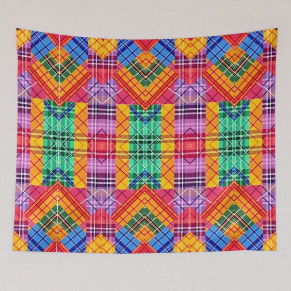 Item preview, Patchwork Crazy Plaid designed and sold by Sachie's Studio.