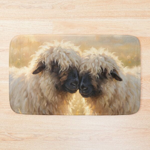 Item preview, Cute Valais Blacknose Sheep Friends designed and sold by Glimmersmith.