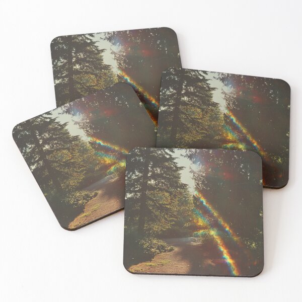 Item preview, Vintage Forest Path with Rainbow Light Leak and Film Aesthetic designed and sold by tgcww.