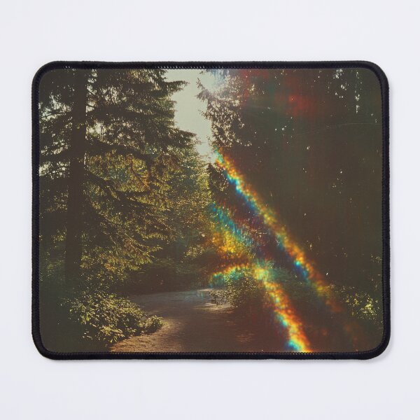 Item preview, Vintage Forest Path with Rainbow Light Leak and Film Aesthetic designed and sold by tgcww.