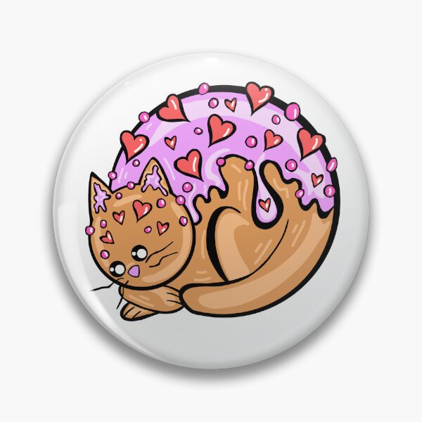 Item preview, Valentine Cookie Cat with white Background  designed and sold by missmann.