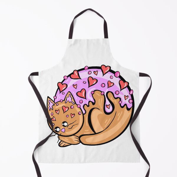 Item preview, Valentine Cookie Cat with white Background designed and sold by missmann.