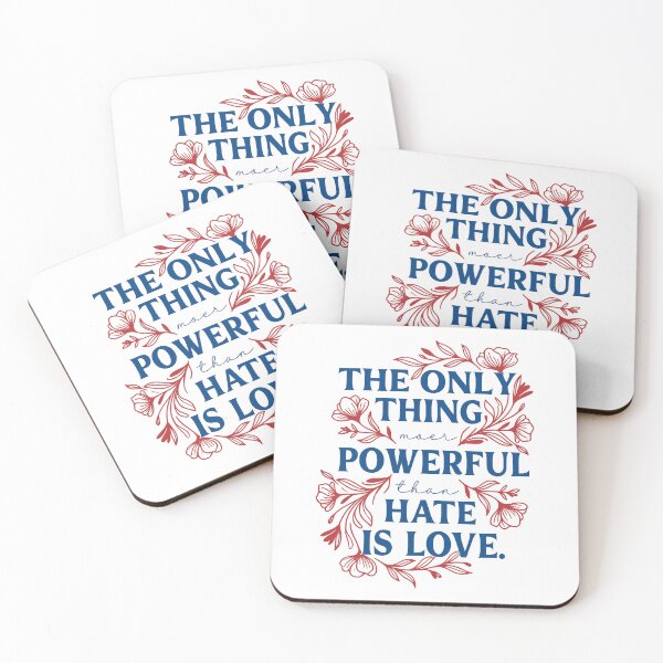Item preview, Only Thing More Powerful Than Hate Is Love designed and sold by ivotee.