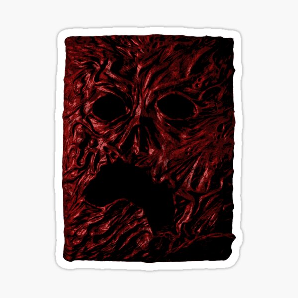 Evil Dead Necronomicon Ex-Mortis Distressed Sticker