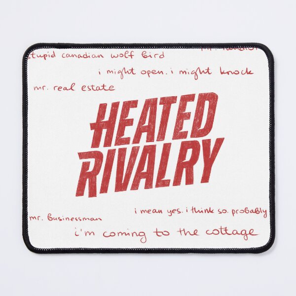 Item preview, Heated rivalry text art with the famous quotes designed and sold by stupidwolfbird.
