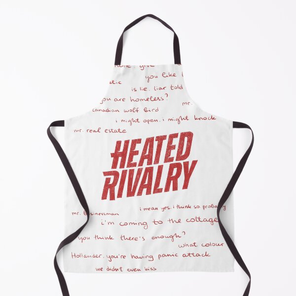 Item preview, Heated rivalry text art with the famous quotes designed and sold by stupidwolfbird.