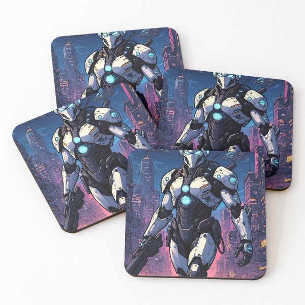 Item preview, Nighttime Cyber Guardian designed and sold by Black Ink Visions.