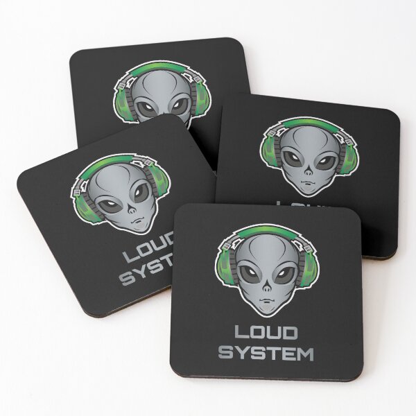 Item preview, Loud System Alien Headphones Logo designed and sold by ElectroSphere46.