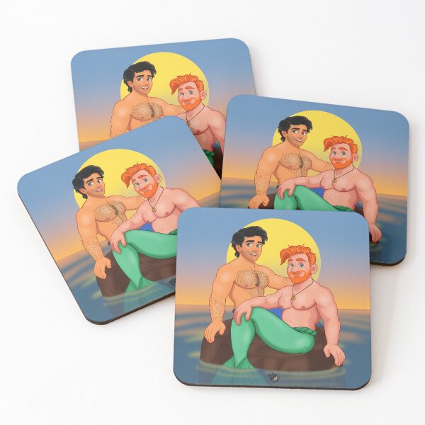 Item preview, Sunset Mermen designed and sold by AlexSketchArt.