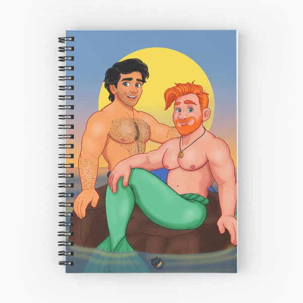 Item preview, Sunset Mermen designed and sold by AlexSketchArt.