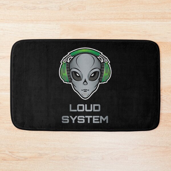 Item preview, Loud System Alien Headphones Logo designed and sold by ElectroSphere46.