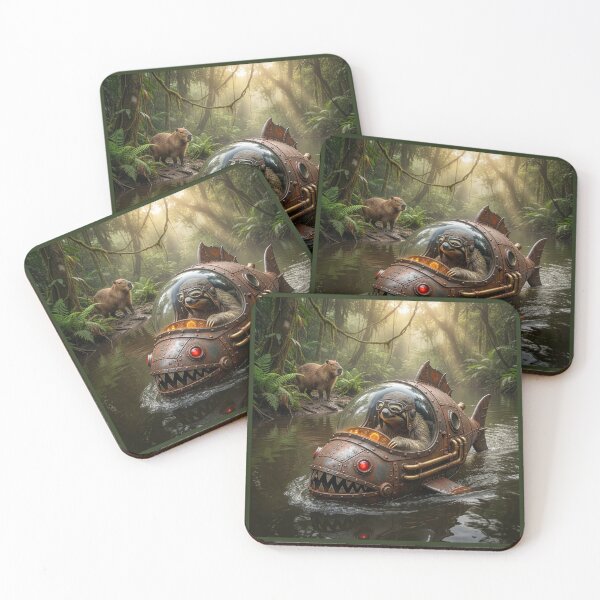 Item preview, Sloth Cruises Amazon River in His Piranha Boat designed and sold by Tridentulus.