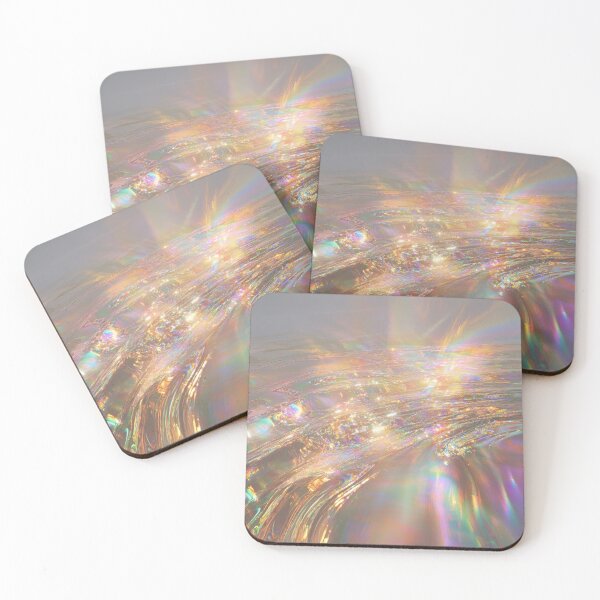 Item preview, Iridescent Holographic Swirls with Radiant Light Rays and Sparkles designed and sold by tgcww.