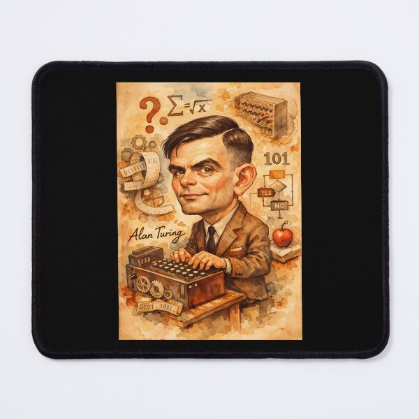 Item preview, Alan Turing designed and sold by Sarcastic designs.