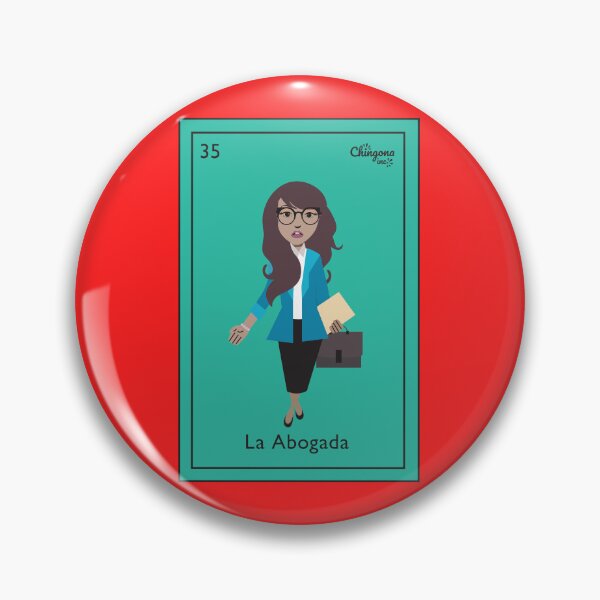 Item preview, La Abogada Latina Lotería Style Art designed and sold by Viridiana Osio.