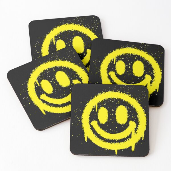 Item preview, Neon Yellow Chaos Smiley designed and sold by Side Mission Apparel.